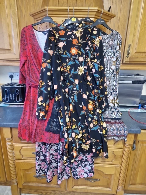 Ladies Bundle Of Size 16 Dresses X 5
