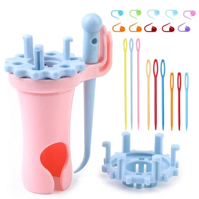 Double-head Yarn Knitting Loom Rope Spool Bracelet Flower Daisy Weave Tool Double-head Yarn Knitting Loom Rope Spool Bracelet Flower Daisy Weave Tool