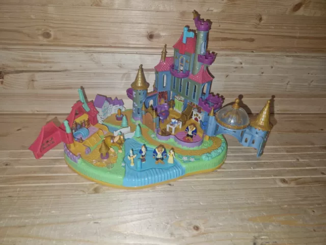 1997 Polly Pocket Beauty and the Beast Disney's Belle Magical Castle PK