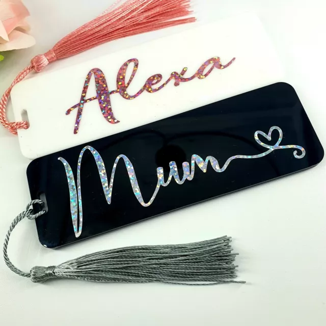 Personalised Bookmark custom name back to school Mother's Day gift