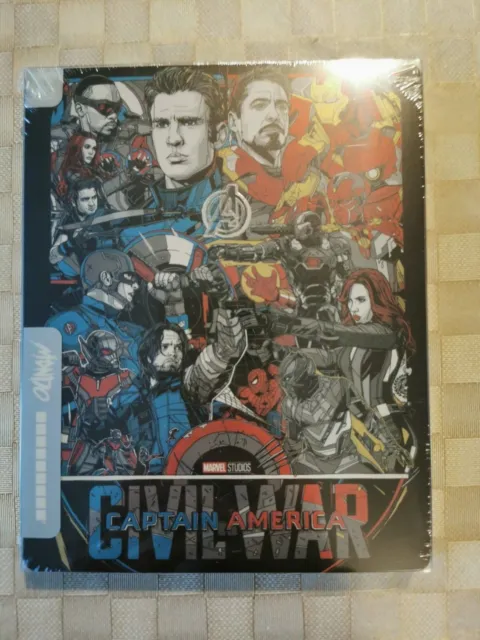 Steelbook Bluray 4K Captain America Civil War