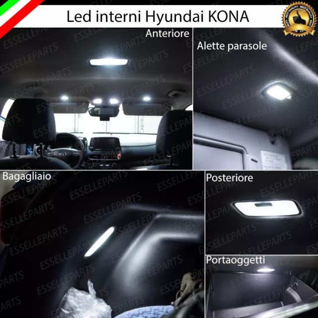 Kit Led Interni Hyundai Kona Kit Di Conversione Completa 6000K No Error