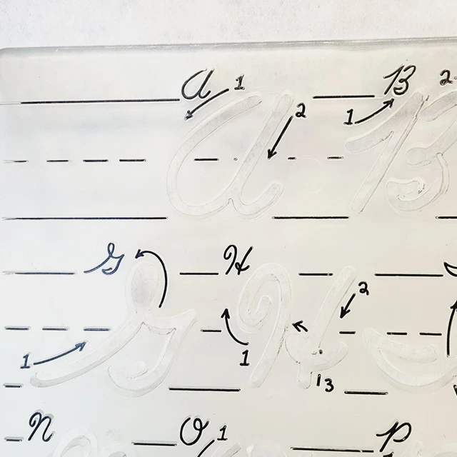 SCHOOL-RITE CURSIVE HANDWRITING Instruction Guide Cursive Uppercase ...