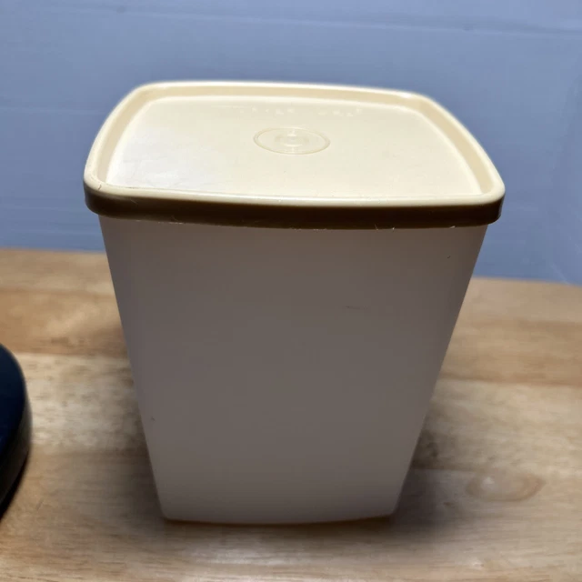 VINTAGE TUPPERWARE SHEER Rectangle Storage Container #1311-2 & Lid $7. ...