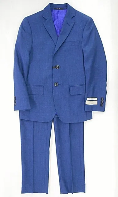 Boys T.O. Collection French Blue 2PC. Suit Slim & Classic Sizes 9 - 18