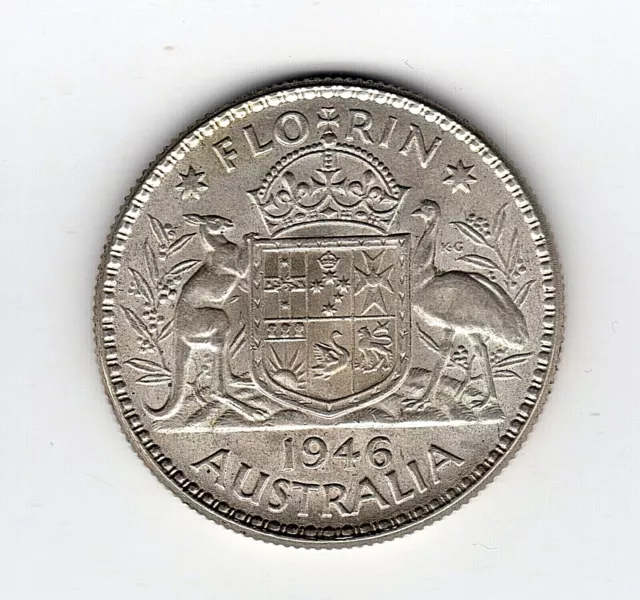 1946 FLORIN UNC a very Nice collectable Coin