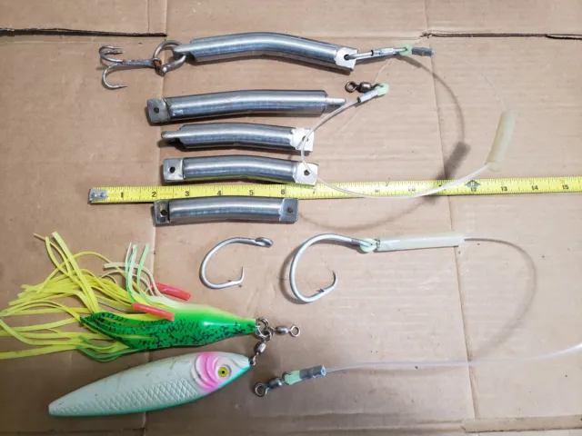 VINTAGE FISHING LURE Lot 48 Lures Wobbler Heddon South Bend Trix