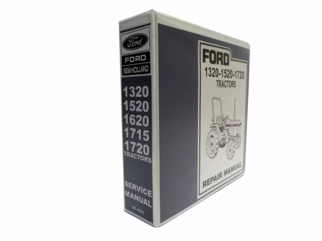 Ford 1320, 1520, 1620, 1715, 1720 Tractor Service Manual Repair Shop Book NEW