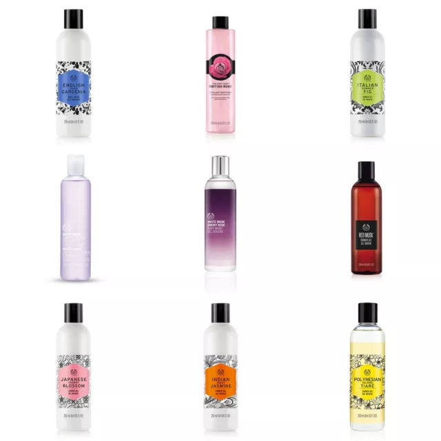 Body Shop ◈ Full Range ◈ BODY WASH & SHOWER GEL 250ML ◈ Soap-free & Lather-rich 2