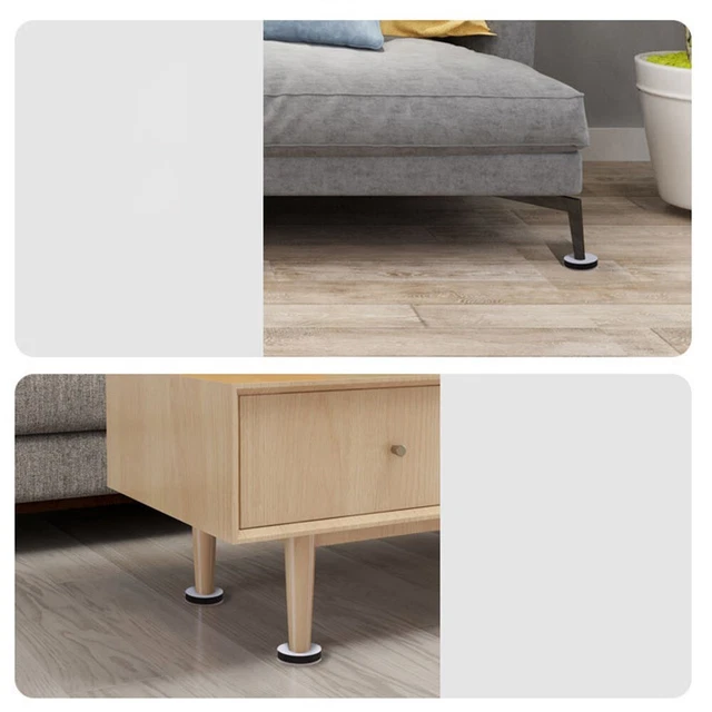 Tapis de meubles en caoutchouc anti-rayures facile à installer 2 pouces de diam