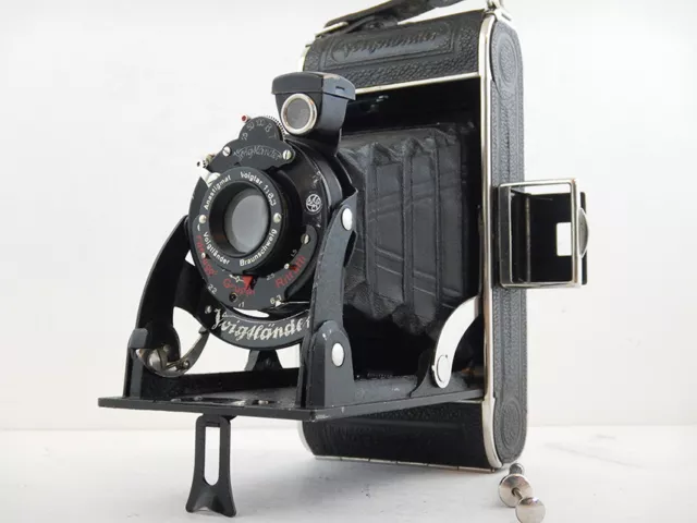 Voigtlander Folding 6x9cm Camera + Voigtar f6.3 + BORSA Bag RARE Excellent Bessa