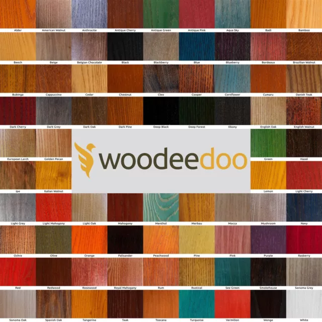 Water Based Wood Stain / Wood Dye - Traditional & vibrant Range