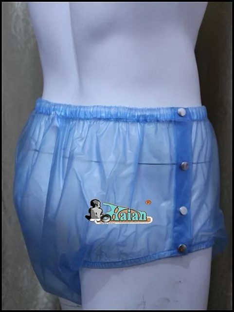 PANTALONES DE PLÁSTICO PARA ADULTOS PVC incontinencia #P004-6T,XL