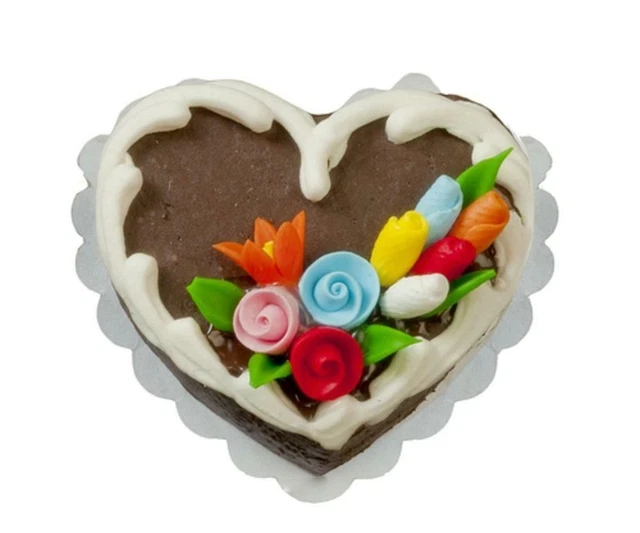 Gâteau Au Chocolat Miniature Pour Maison De Poupées - Échelle 1/12, Accessoire Détaillé Pour Décoration - 5