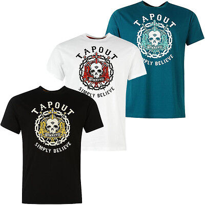 Tapout Stampa T-Shirt Tgl S M L XL 2XL Té Mma UFC Misto Marziali Nuovo