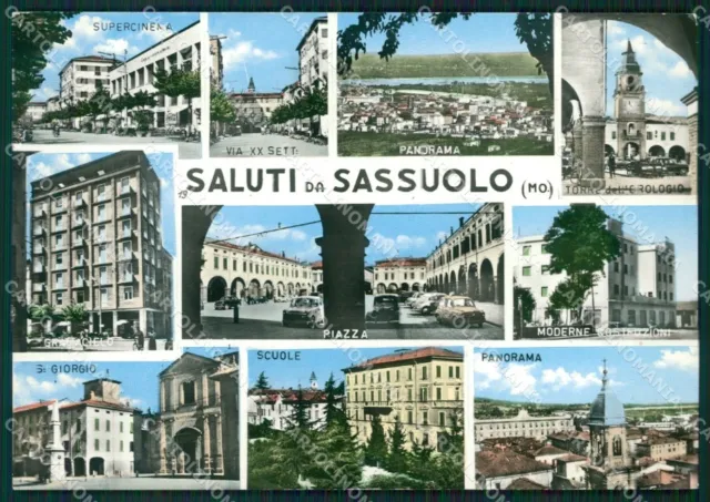 Modena Sassuolo Saluti da Foto FG cartolina ZK5901