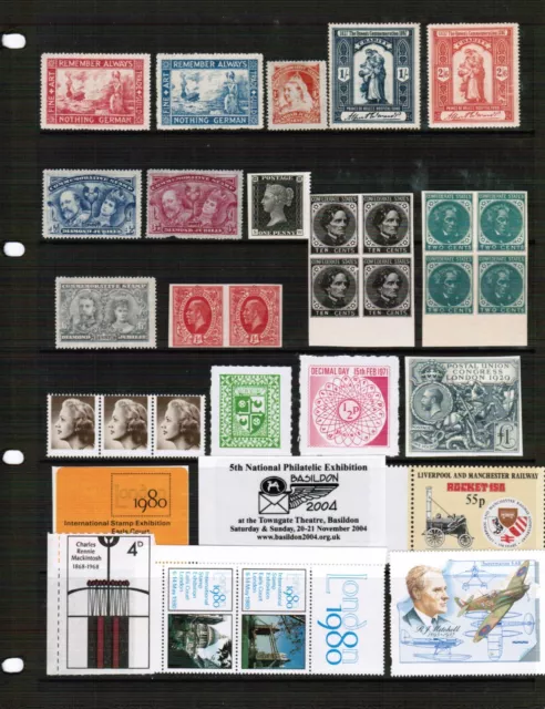 Aschenputtel Etiketten & Poster Briefmarken gemischte Auswahl