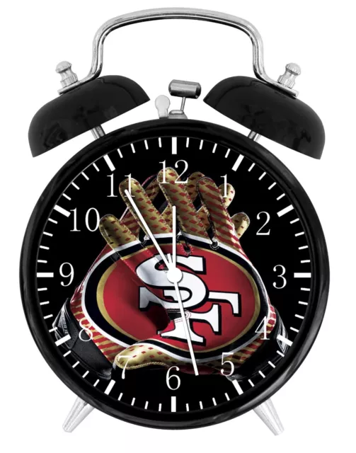 San Francisco 49ers Football Alarme Bureau Horloge Décor Maison F126 Nice Cadeau