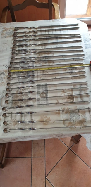 Spieße aus Edelstahl 20 Stück