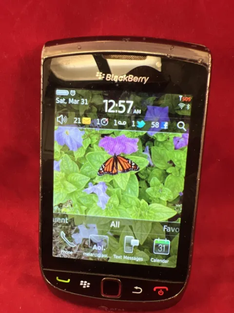 BlackBerry Torch 9800 - 4GB - Black (AT&T) Smartphone usa only - Pre-Owned