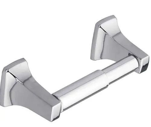 Contemporary Toilet Paper Holder in Chrome