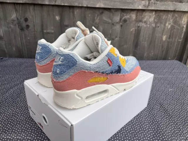 AIR MAX 90 Levi's By You Uk 9 (Custom Shoe Deadstock) £ - PicClick UK