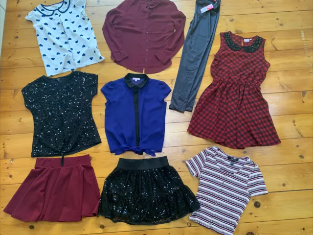 Girls Clothes Bundle New Look Next Tops Skirts 9-10 Years ⭐️GC⭐️