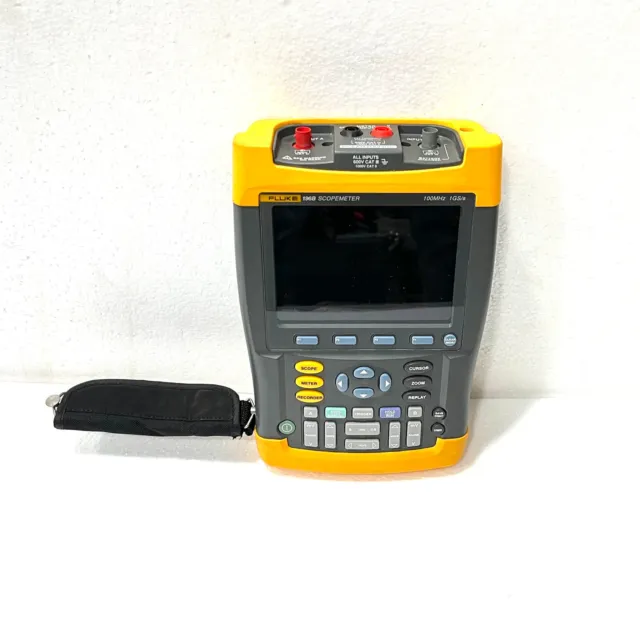 Fluke 196B Scopemeter Handheld 2 Channel Oscilloscope 100mhz 1GS/S
