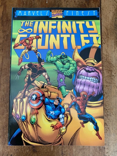 Marvel's Finest The Infinity Gauntlet Marvel Comics 3rd Print 1999 TPB
