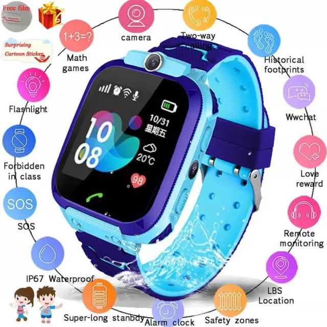montre intelligente enfants téléphone appel localisation Tracker Smartwatch SIM