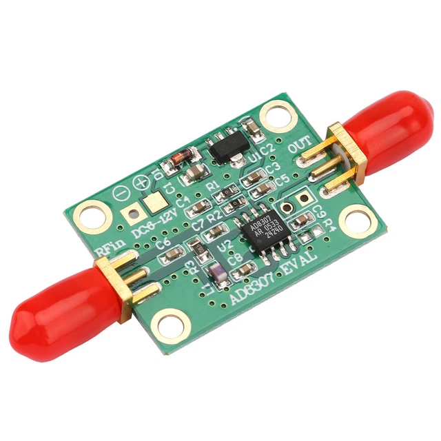 AD8307 RF POWER Meter Logarithmic Testing Detector 0.1-600M -75~+15dBm ...