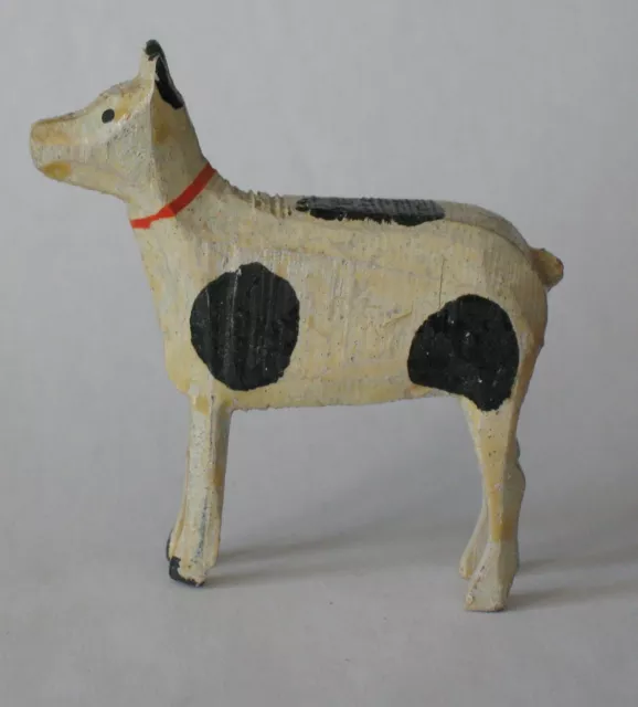 Ant German Putz stick leg spotted Dog Noah's Ark barnyard Americana folk art