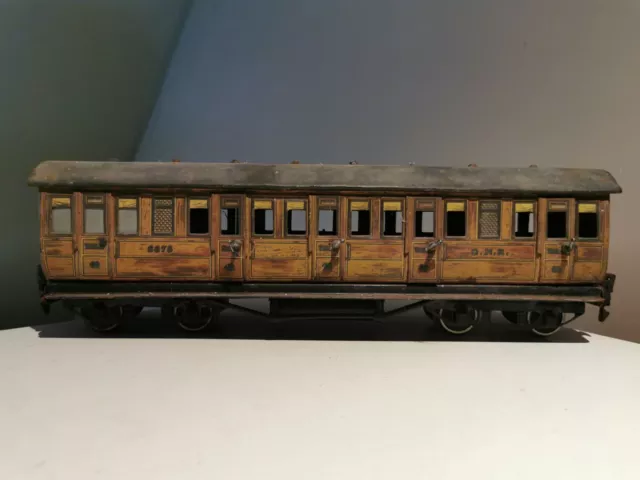 Märklin Grosse Englische Wagen Wagon Staubig vom Dachboden für Bastler Spur 0