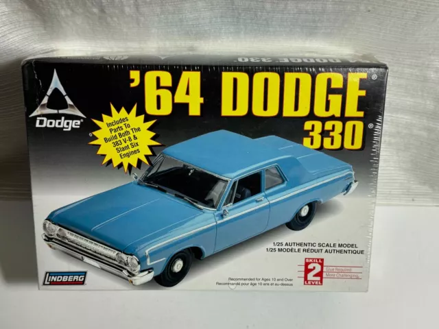 1964 Dodge 330 Lindberg model kit Factory Sealed