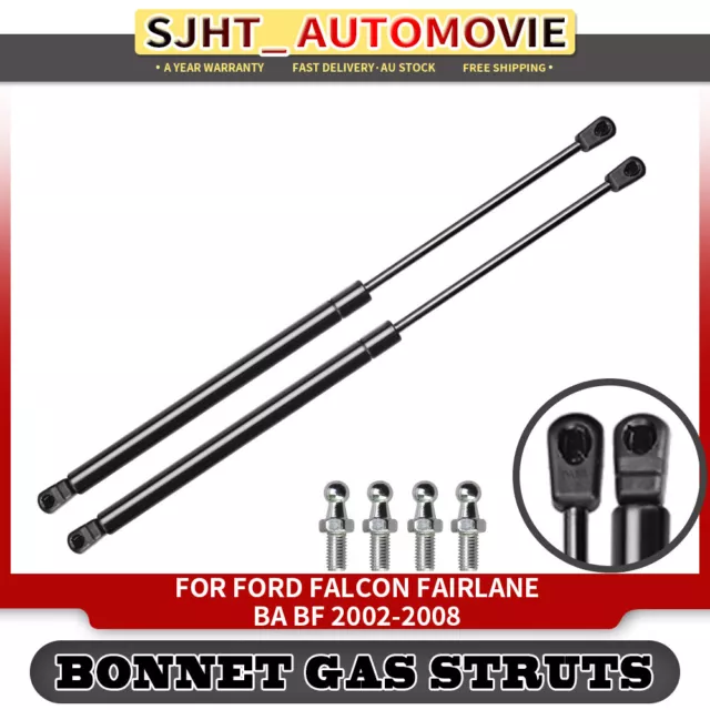 One Pair Bonnet Gas Struts for Ford Falcon Fairlane BA BF 02-08 FPV XR6 XR8 GT