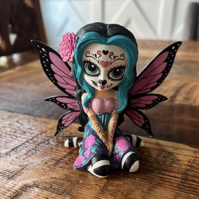 Bright Sofia Jasmine Becket-Griffith Sugar Skull Fairy Figurine #A0770 Bright Sofia Jasmine Becket-Griffith Sugar Skull Fairy Figurine #A0770
