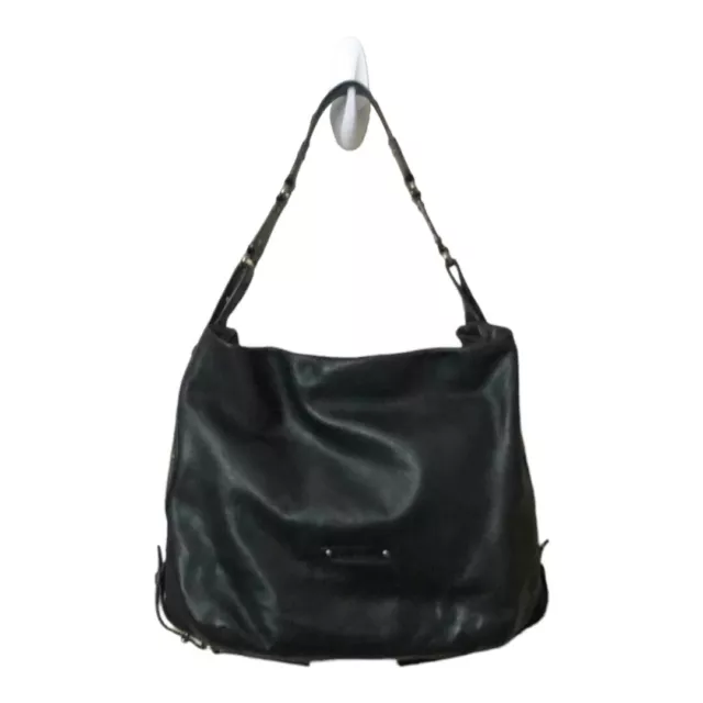 COLE HAAN Soft Black Leather Stephanie  Hobo Shoulder Bag Selling As Is