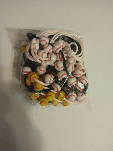 20 Piece Softball Charm Bracelets