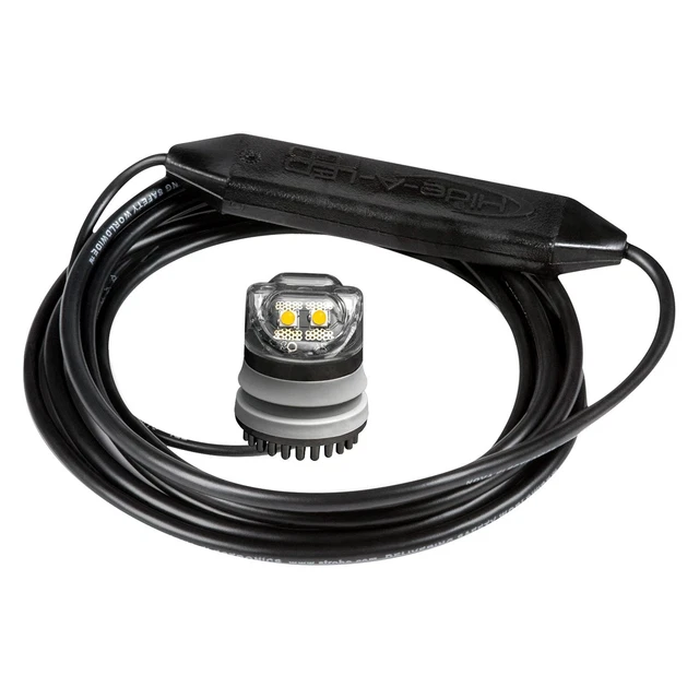 ECCO 6.5" 9031 Series Hide-A-LED Plug-In Mount Amber LED Hideaway Strobe Light