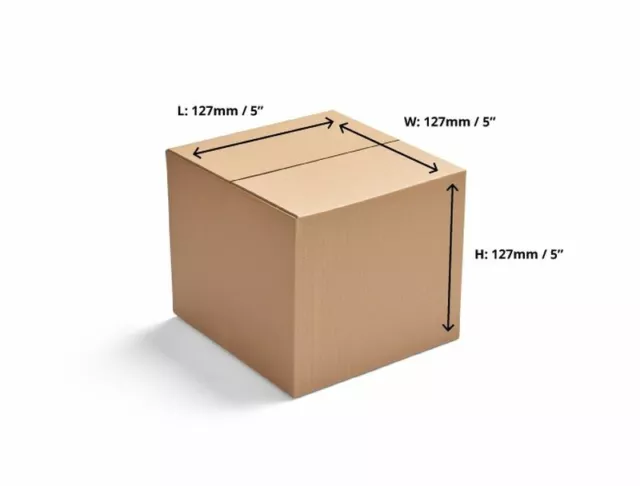 Large Mug Postal Boxes 127 x 127 x 127mm 5 x 5 x 5"