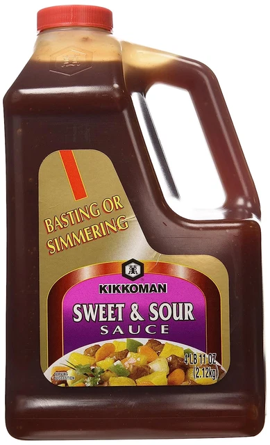 Kikkoman Sweet and Sour Sauce,Organic Dark Red Kidney, 4.67 Pound (Pack of 1) ,7
