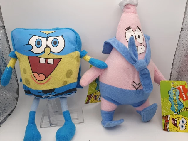 Pantaloni Quadrati SpongeBob Maschili Oversize In Peluche Con Testa - Costume Halloween