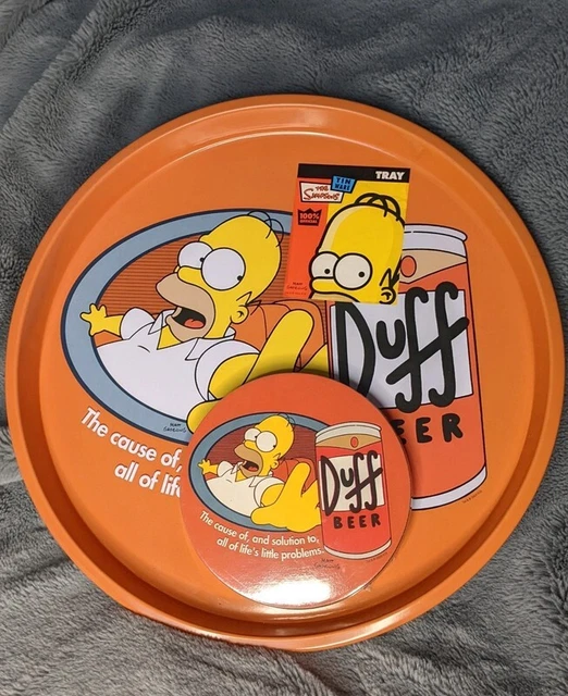SmartCows Insegna Metallica The Simpsons Homer Simpson Birra Duff - Cartello Retrò 20x30 Cm Per Bar E Casa - 2