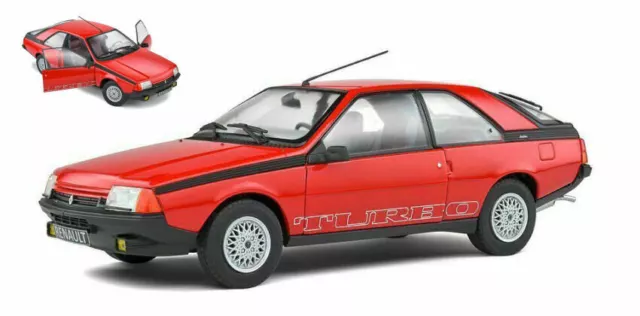 Solido RENAULT FUEGO TURBO 1980 RED 1:18