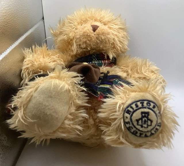 KEEL TOYS SCOTTISH Kilted Fur Teddy Bear Soft Toy Plush Sporran Kilt