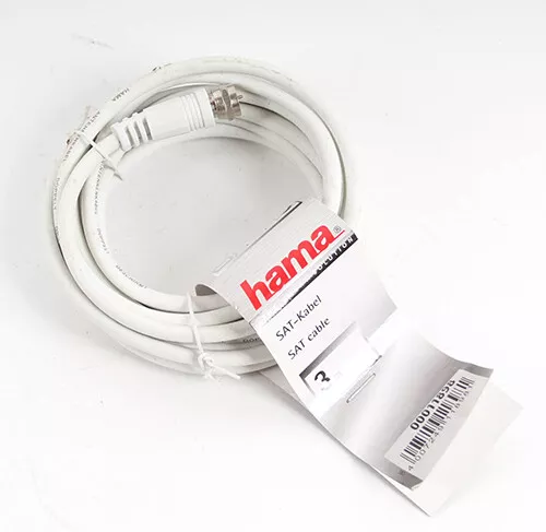 Hama Satellite Connexion par Câble Satellite Câble F-Fiche - F-Fiche 3 M