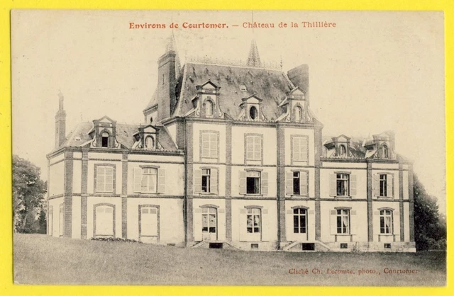 CPA France Normandie 61 - Environs de COURTOMER (Orne) CHÂTEAU de La TILLIÈRE