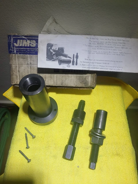 Jims USA 95660-42 Transmission 4 Speed Main Seal Tool for 36-76 Harley Big Twin