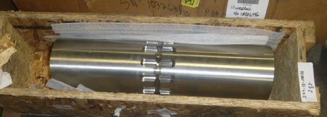 Interroll Drum Motor 165i Stainless Steel Shell approximatley 23" long 6.38" dia
