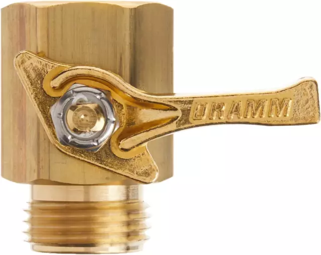 Dramm 12353 Heavy-Duty Brass Shut-Off Valve